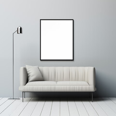 Small white wall-mounted Frame mockup
Frame art mockup