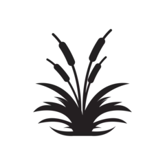 Foto op Plexiglas Reeds icon vector design template and symbol © AR54K4 19