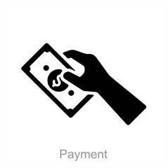 Payment and money icon concept
