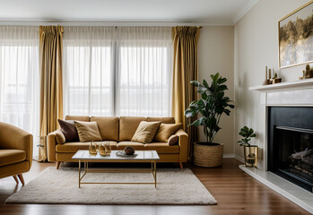 Living Room Mockup - AI