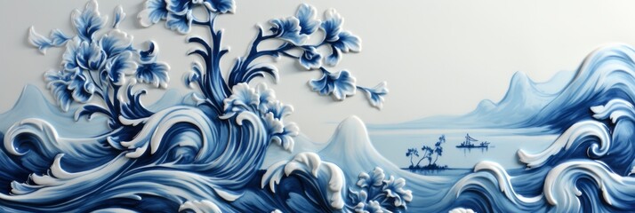 Fototapeta na wymiar Lisbon Tile , Banner Image For Website, Background Pattern Seamless, Desktop Wallpaper