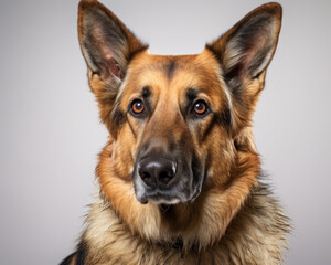 german shepherd portrait