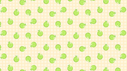 Melon-pattern-background-base