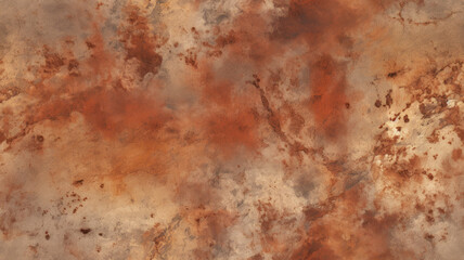 Industrial Rust-Effect Concrete Wall Texture