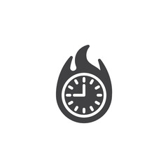 Fire Time vector icon © alekseyvanin