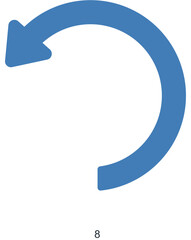 Direction and way icon concept