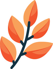 autumn leaves isolated on white