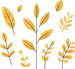 autumn leaves seamless pattern