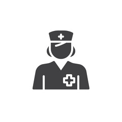 Nurse doctor vector icon