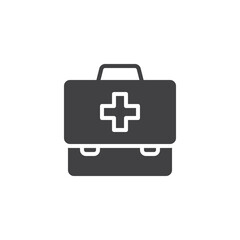 Medical Kit bag vector icon