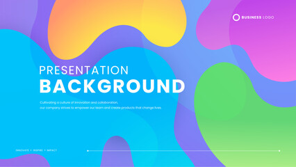 Colorful colourful vector modern abstract simple background with wave and liquid elements vector illustration