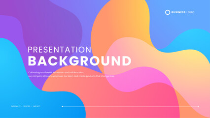 Colorful colourful vector simple background with abstract shapes