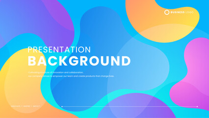 Naklejka premium Colorful colourful vector wavy simple background modern design
