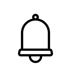 Notification digital marketing icon with black outline style. notification, message, alert, application, web, ui, smartphone. Vector Illustration