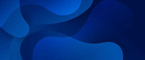 Blue vector minimalist simple abstract geometric background - obrazy, fototapety, plakaty