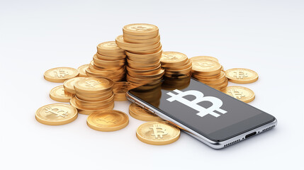 cryptocurrency concept illustration 