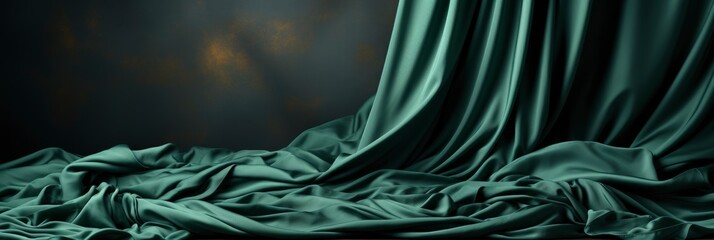 Dark Green Matte Background Suede Fabric , Banner Image For Website, Background Pattern Seamless, Desktop Wallpaper