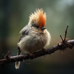 robin on a branch