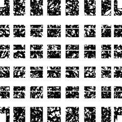 Fototapeta premium black and white pattern with individual pieces or slides