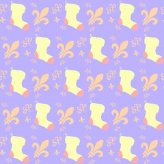 Pastel Winter Wonderland Seamless Digital Paper