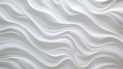 Close-up White Foam Texture, Top View: A Detailed Examination of Plastic Material, Capturing its Textural Characteristics.