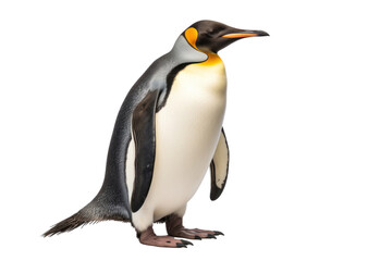 A penguin isolated on transparent background.