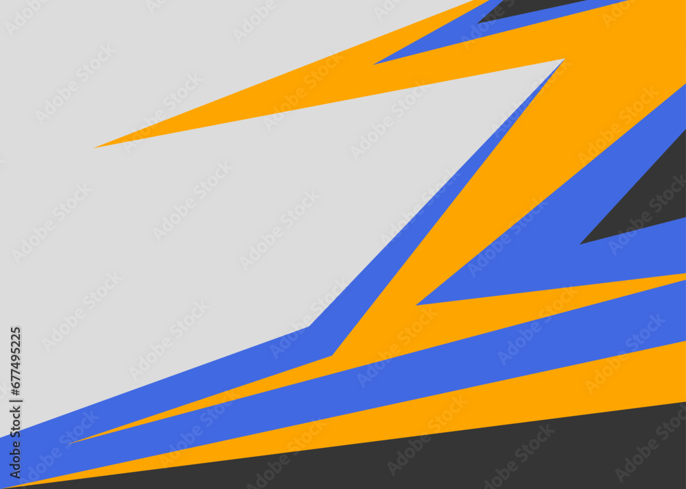 Poster minimalist background with gradient triangular and arrow pattern and with some copy space area