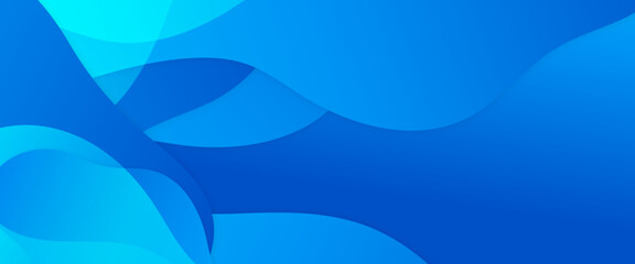 Blue vector abstract geometric shapes background