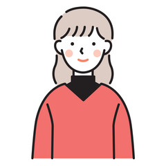 人物（女性・笑顔）