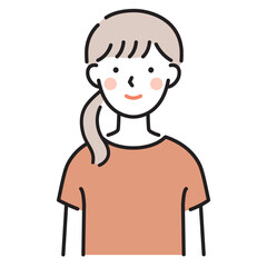 人物（女性・笑顔）