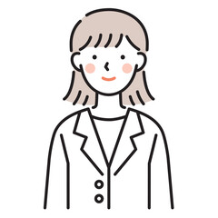 人物（女性・笑顔・医療）