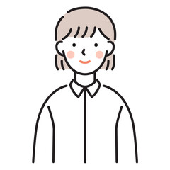 人物（女性・笑顔）