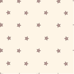 Seamless Pattern with stars. Baby vector illustration. Abstract seamless pattern. Vector background with stars.