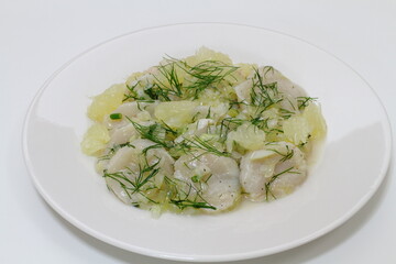 ホタテの柑橘マリネ