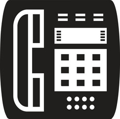 Phone icon in circle vector. Telephone icon symbol isolated. Call icon