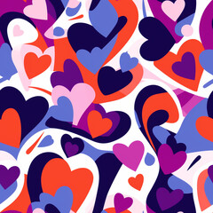 Abstract Love Exploring Emotions for Valentines Day