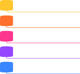 Listing Option Infographic Point Presentation