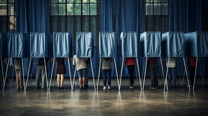 election voting, voting concept. - obrazy, fototapety, plakaty