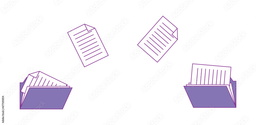 Poster data transfer or data transfer icon. document folders exchanging data in y2k style. old computer aes