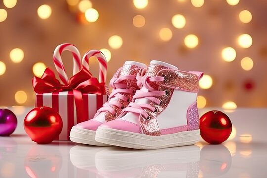It is a French tradition for children to leave their shoes by the fireplace in the hope that Santa will fill them with gifts and goodies overnight.
