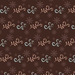 Seamless Boho Vintage Digital Paper Pattern