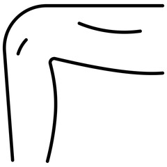 Menschen Körper Knie