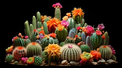 Prickly Ornamental Plants and a Variety of Cactus Photos: A Stunning Collection Showcasing Nature's Intricate Beauty and Adaptability.