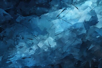 Frozen Abstracts: Seek out abstract shapes and patterns in ice formations, frost, or frozen puddles. - Generative AI