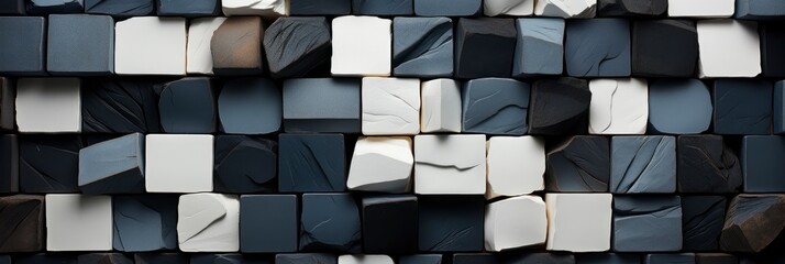 Seamless Black White Gray Mosaic Marble , Banner Image For Website, Background Pattern Seamless, Desktop Wallpaper