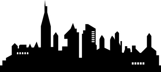 Fototapeta premium Skyline City Background