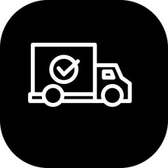 Services delivery services icon with black filled outline style. service, business, customer, support, call, help, operator. Vector illustration