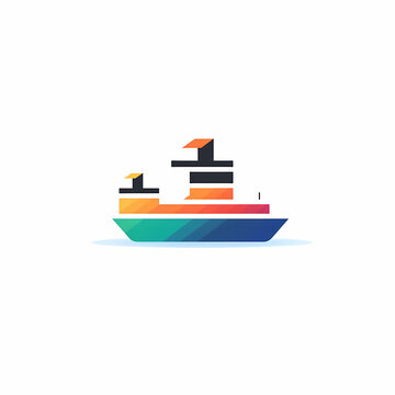 Pixel Boat logo design