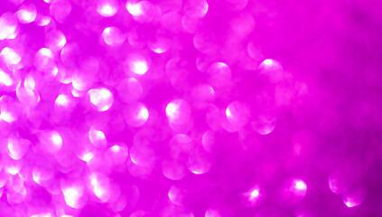 Purple Bokeh Background Light Violet Glitter Blurry Effect Pink Elegant Dark Abstract Card Event...