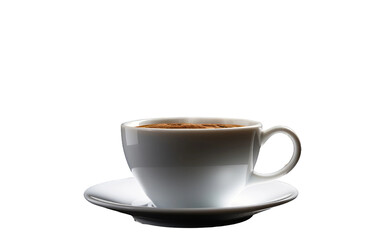 Coffee Bliss in a Cup On Transparent Background